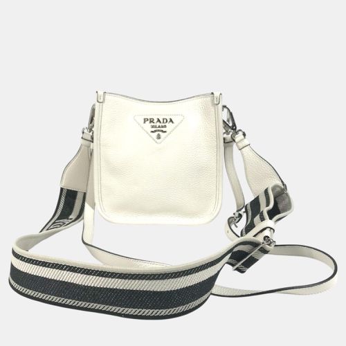 Prada White Crossbody Pochette Shoulder Bag - Prada - Modalova