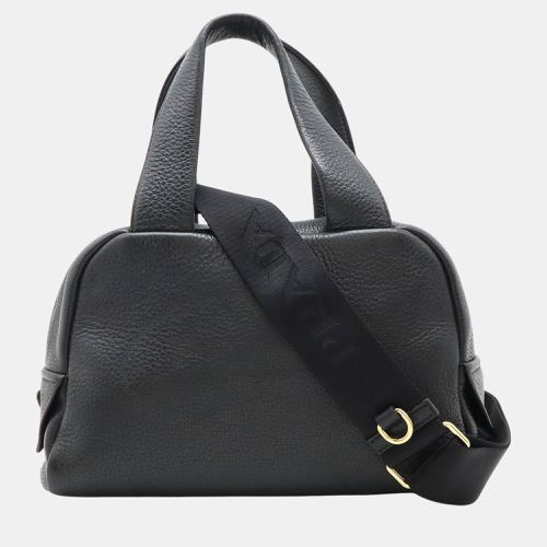 Prada Black Leather NERO Punching Handbag - Prada - Modalova