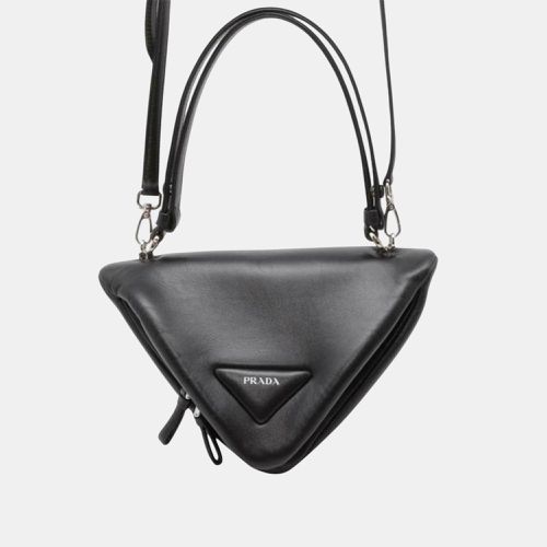 Prada Padded Nappa Triangle Satchel - Prada - Modalova