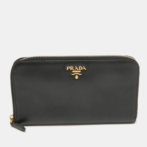 Prada Prada Saffiano Leather Zip Around Wallet - Prada - Modalova