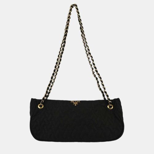 Prada Black Nylon Chain Shoulder Bag - Prada - Modalova