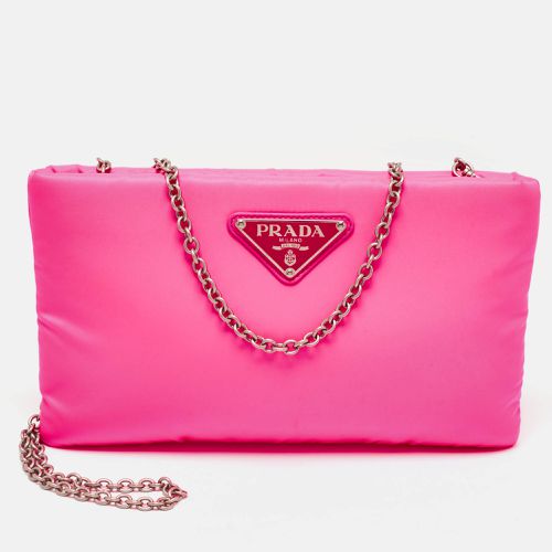 Neon Soft Nylon Chain Pochette - Prada - Modalova