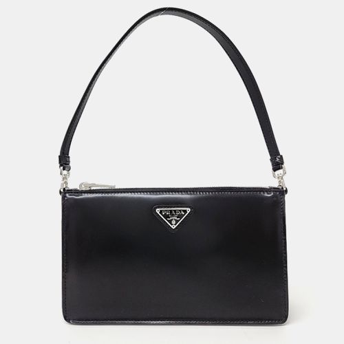 Prada brushed leather mini pouch bag - Prada - Modalova