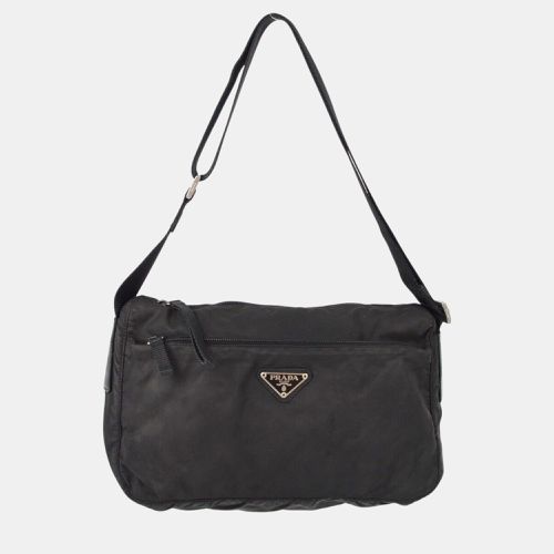 Prada Black Nylon Shoulder Bag - Prada - Modalova