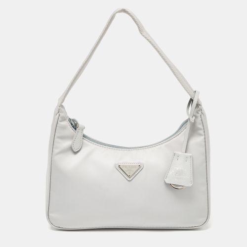 Prada Light Blue Nylon Re-Edition 2000 Shoulder Bag - Prada - Modalova