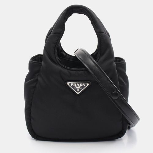 Prada Black Nylon Soft Re-Nylon Padded Bag - Prada - Modalova