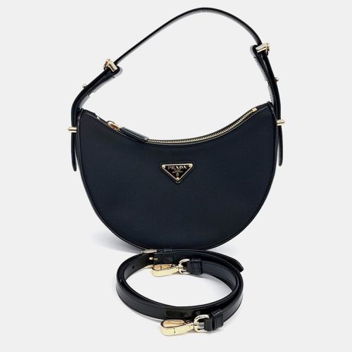 Prada Black Fabric Arque Small Shoulder Bag - Prada - Modalova