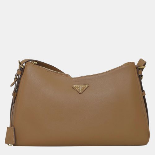 Prada Leather Aimee Large Shoulder Bag - Prada - Modalova