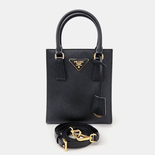 Prada Black Leather Saffiano Lux Tote bag - Prada - Modalova