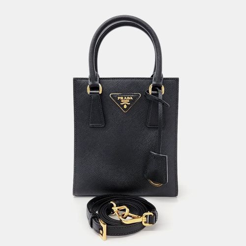 Prada Black Saffiano Leather Lux Tote Bag - Prada - Modalova