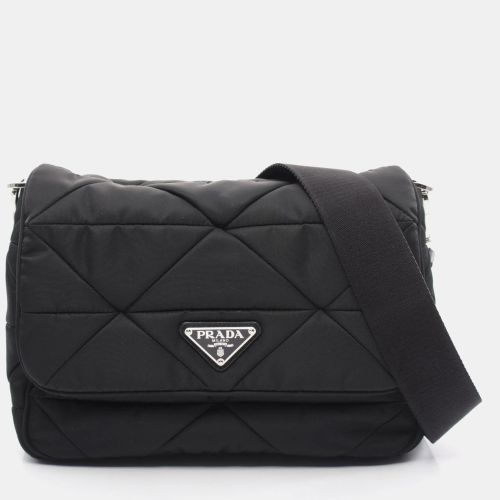 Prada Black Nylon Tessuto Shoulder Bag - Prada - Modalova