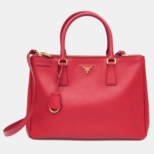 Prada Fuoco Saffiano Lux Leather Galleria Tote Bag - Prada - Modalova