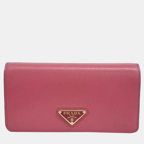 Prada Pink Leather Vitello Crossbody Bag - Prada - Modalova