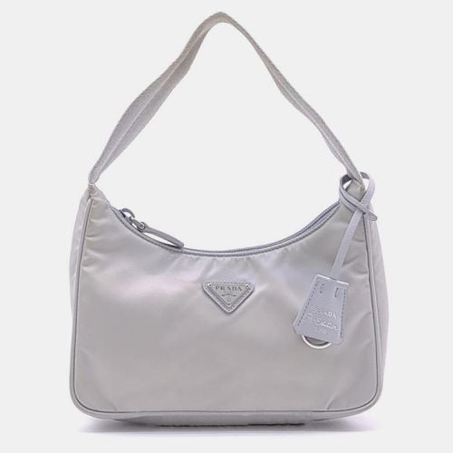 Prada Grey Re-Nylon Tesuto Handbag - Prada - Modalova