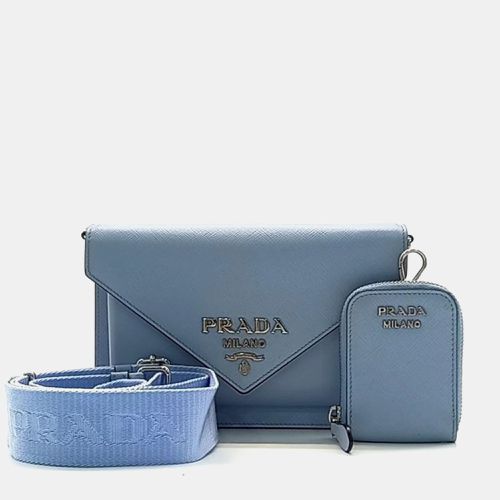 Prada Saffiano Clutch and Crossbody Bag - Prada - Modalova