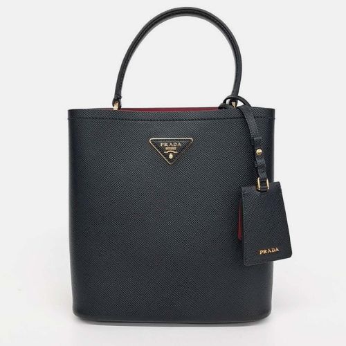 Prada Saffiano Duble Tote and Shoulder Bag - Prada - Modalova