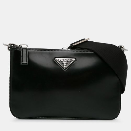 Prada Black Leather Crossbody Bag - Prada - Modalova