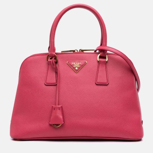 Prada Pink Medium Saffiano Lux Promenade Satchel - Prada - Modalova