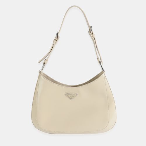 Prada Desert Beige Brushed Calfskin Cleo Shoulder Bag - Prada - Modalova