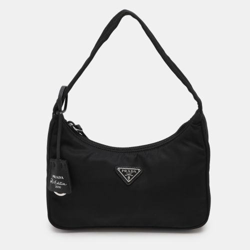 Prada Black Nylon Re-Edition 2000 Shoulder Bag - Prada - Modalova