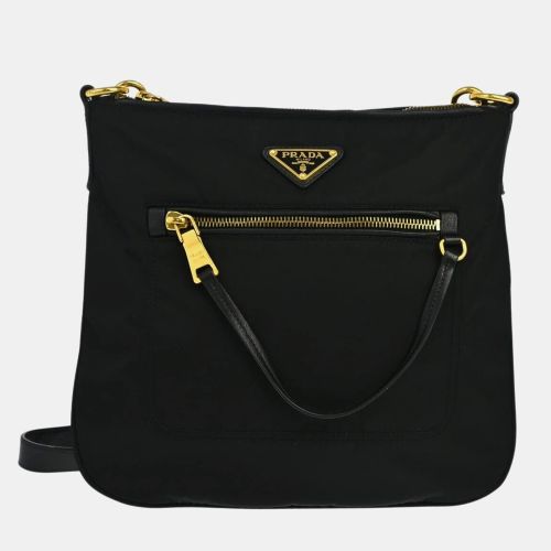 Prada Black Nylon Shoulder Bag - Prada - Modalova