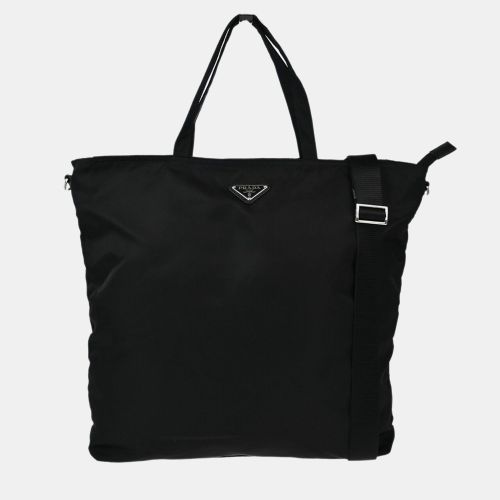 Prada Black Nylon Tote Bag - Prada - Modalova