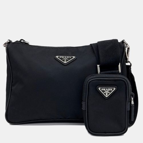 Prada Black Nylon Crossbody Bag - Prada - Modalova