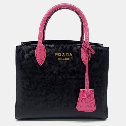 Prada Black Leather Saffiano Tote bag - Prada - Modalova