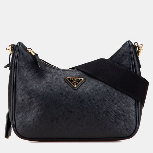 Prada Black Saffiano Re-Edition 2005 Satchel - Prada - Modalova