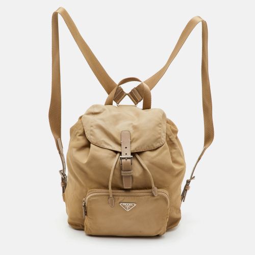 Tessuto Medium Nylon Drawstring Backpack - Prada - Modalova