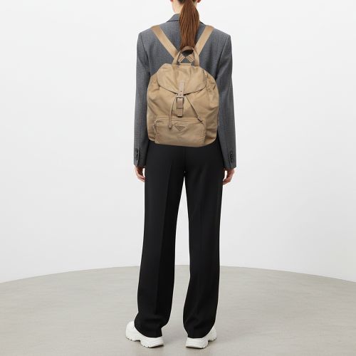 Tessuto Medium Nylon Drawstring Backpack - Prada - Modalova