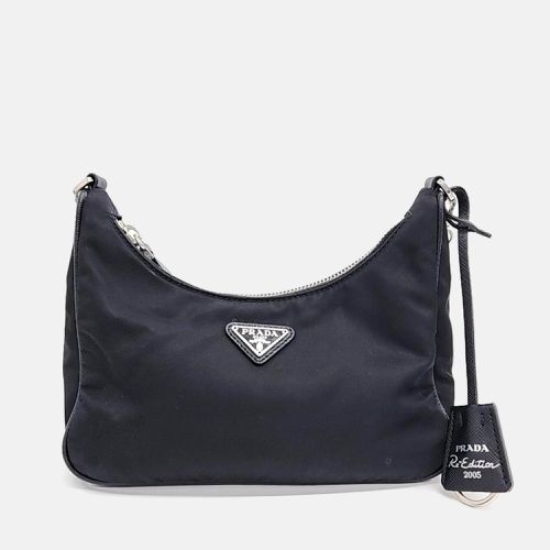 Prada Black Nylon Re-edition 2005 Shoulder Bag - Prada - Modalova