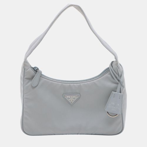 Prada Light grey Re-Edition 2000 Re-Nylon shoulder bag - Prada - Modalova