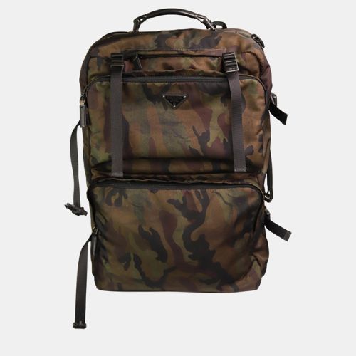 Prada Green camouflage Suitcase - Prada - Modalova