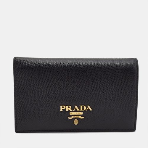 Prada Black Saffiano Leather Bifold Wallet - Prada - Modalova