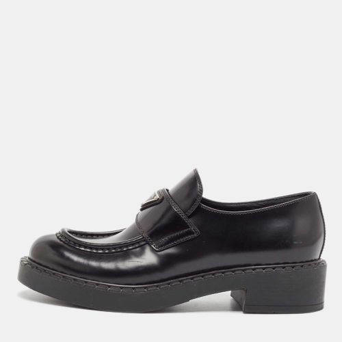 Leather Slip On Loafers Size 39 - Prada - Modalova