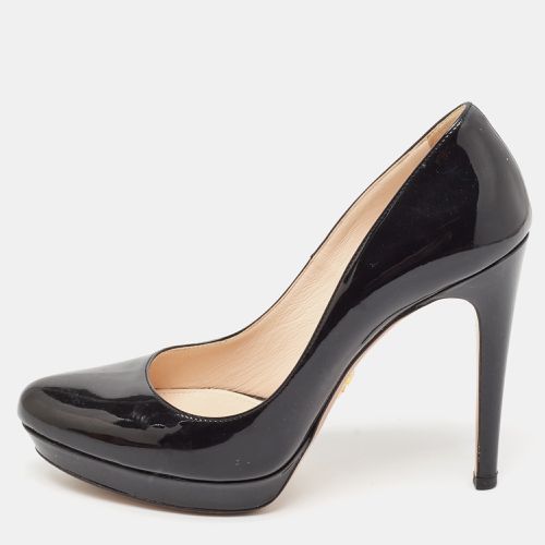 Patent Leather Platform Pumps Size 38.5 - Prada - Modalova