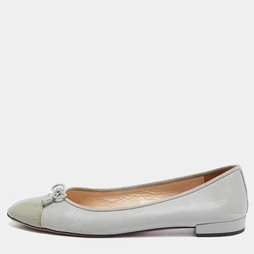 Patent and Leather Ballet Flats Size 42 - Prada - Modalova