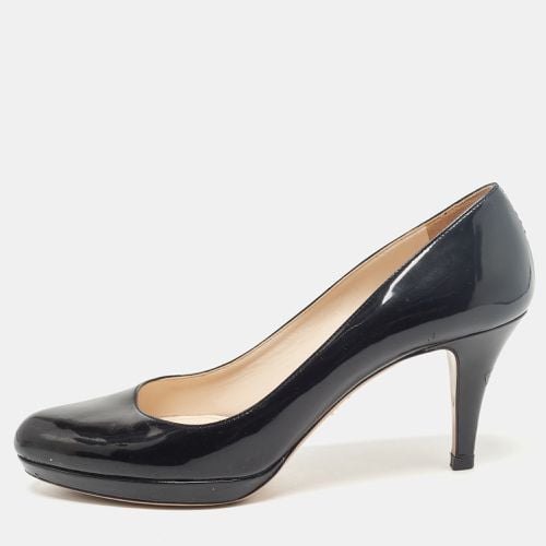 Prada Black Patent Leather Platform Pumps Size 40.5 - Prada - Modalova