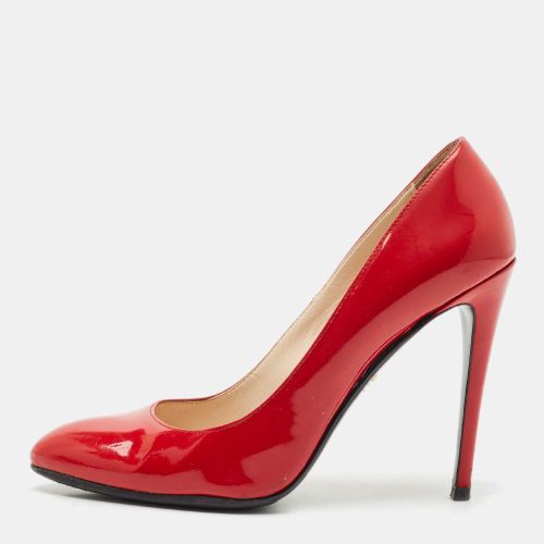 Prada Red Patent Leather Pointed Toe Pumps Size 39 - Prada - Modalova