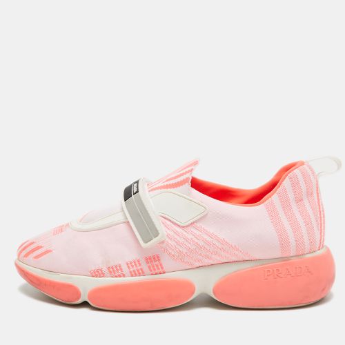 Prada Pink Fabric Slip On Sneakers Size 38 - Prada - Modalova