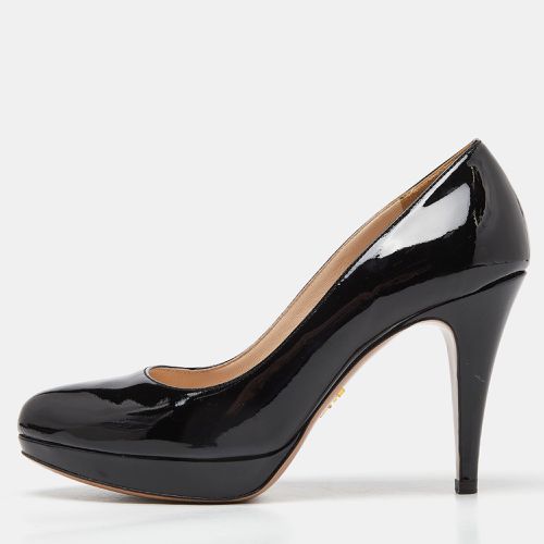 Prada Black Patent Leather Platform Pumps Size 36 - Prada - Modalova