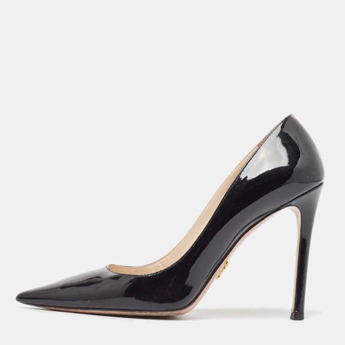 Prada Black Patent Leather Pointed Toe Pumps Size 36 - Prada - Modalova