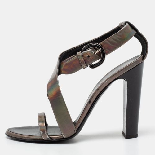 Proenza Schouler Metallic Patent Leather Iridescent Strappy Sandals Size 37.5 - Proenza Schouler - Modalova