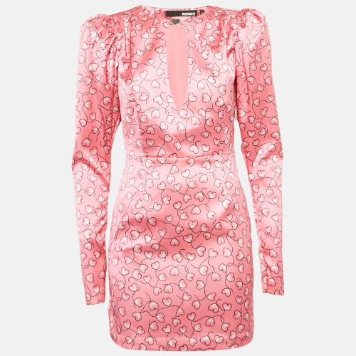 Printed Satin Cut-Out Mini Dress S - ROTATE BIRGER CHRISTENSEN - Modalova