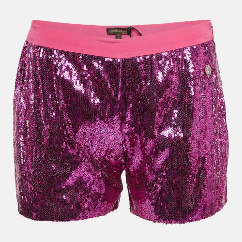 Roberto Cavalli Pink Sequin Shorts XS - Roberto Cavalli - Modalova