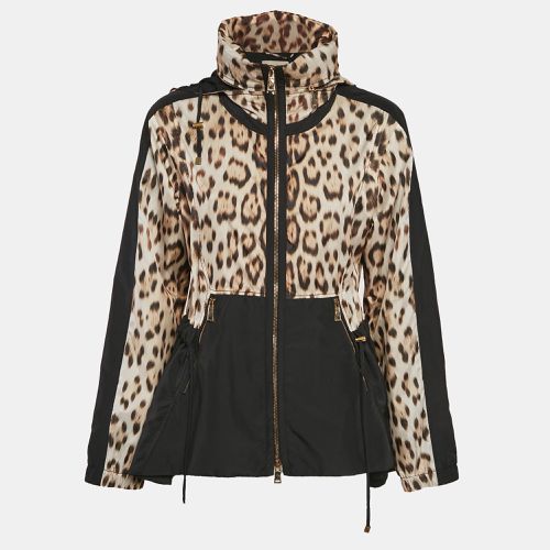 Roberto Cavalli Black Jaguar Print Synthetic Heritage Jacket M - Roberto Cavalli - Modalova