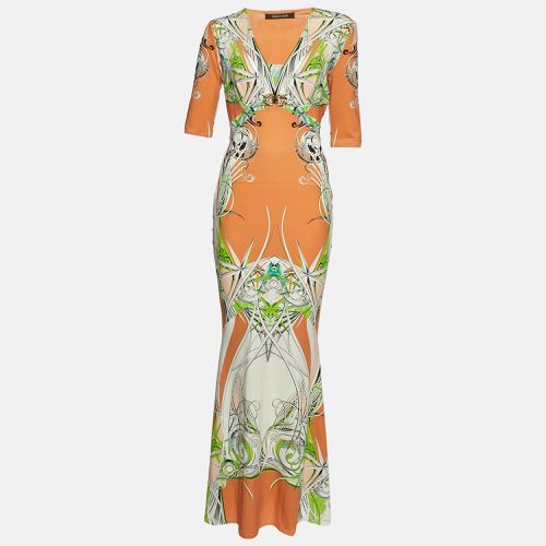 Printed Jersey Maxi Dress M - Roberto Cavalli - Modalova