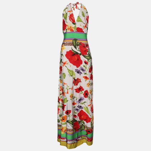 Floral Printed Jersey Maxi Dress XL - Roberto Cavalli - Modalova