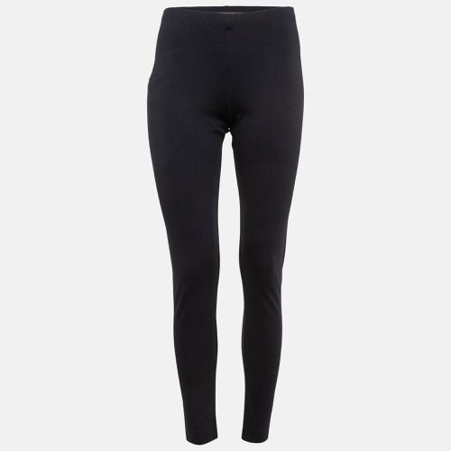 Roberto Cavalli Navy Blue Stretch Knit Leggings M - Roberto Cavalli - Modalova